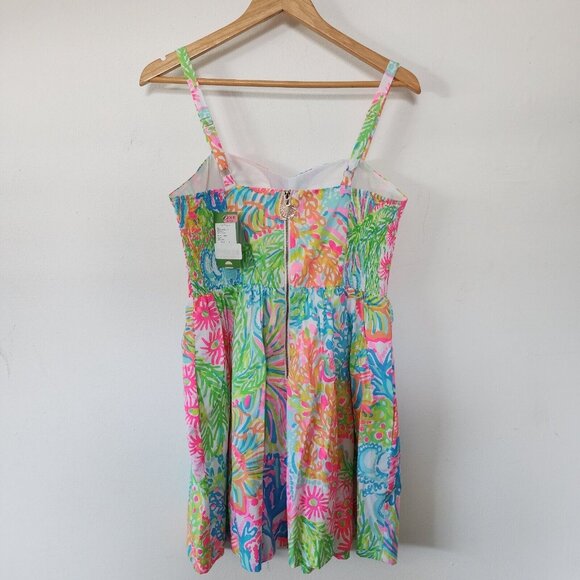 NWT Lilly Pulitzer Ardleigh Dress Lovers Coral Size 6 26303 - Picture 4 of 4